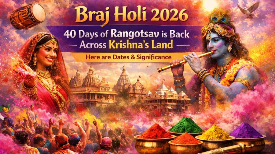 Braj Holi 2026 40 Days of Rangotsav is Back across Krishna’s Land; Here are Dates and Significance