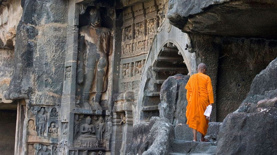 Who Built Ajanta and Ellora Caves
