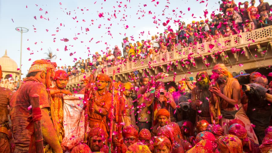 Mathura & Vrindavan Divine Holi of Krishna