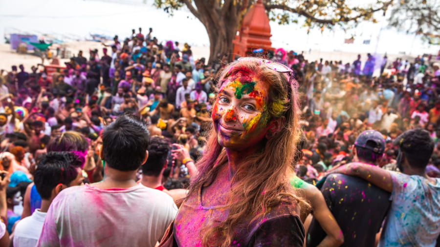 Varanasi Holi on the Ghats