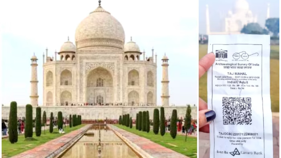 Taj Mahal Ticket Price Range