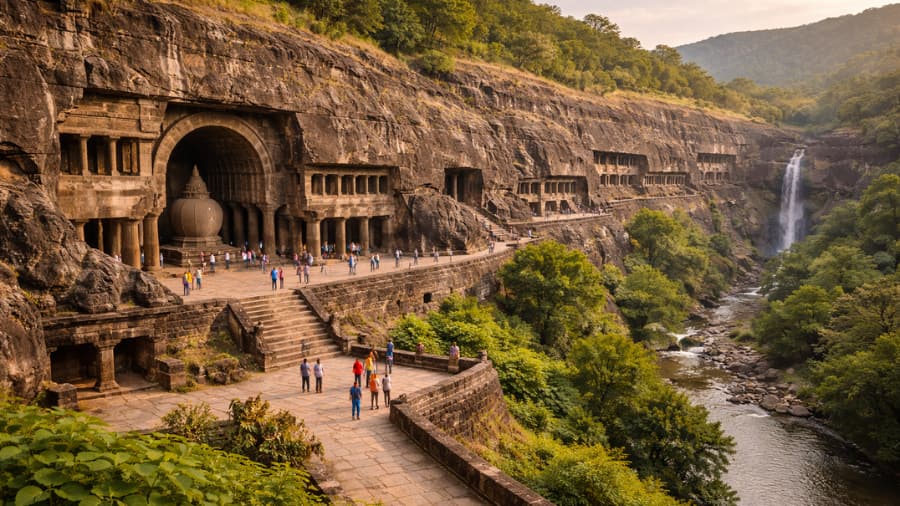 Ajanta Caves, Maharashtra