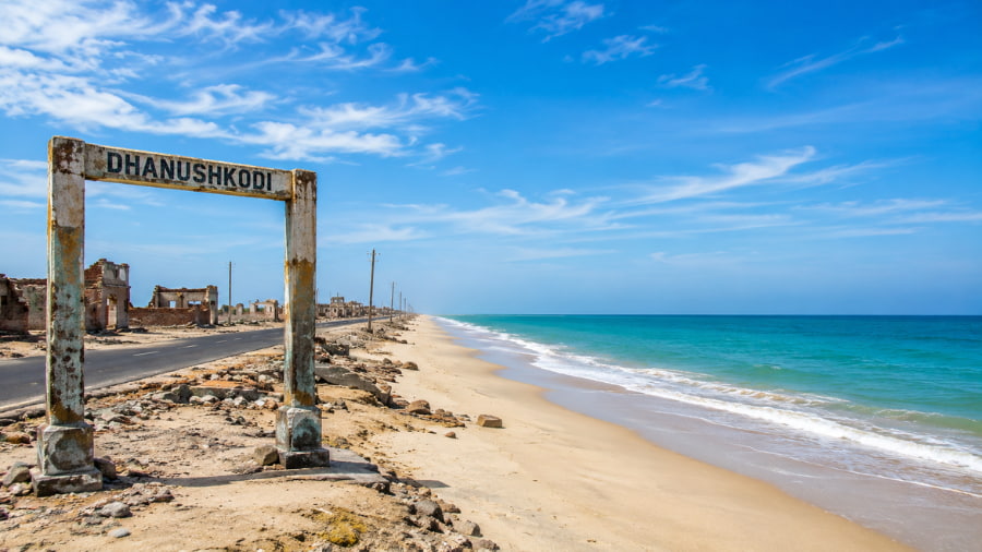 Dhanushkodi Beach