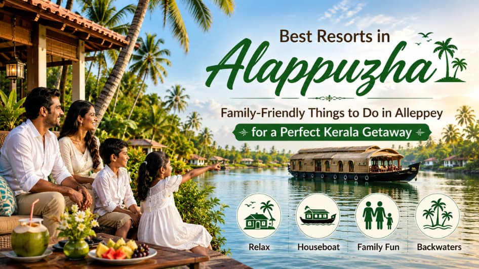 Best Resorts in Alappuzha Family-Friendly Things to Do in Alleppey for a Perfect Kerala Getaway