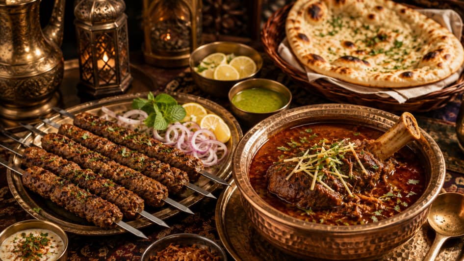 Mughali Kebabs and Nihari