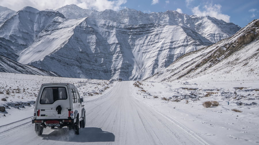 Manali Road Conditions in December
