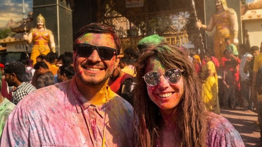 Temples and Local Holi Fun